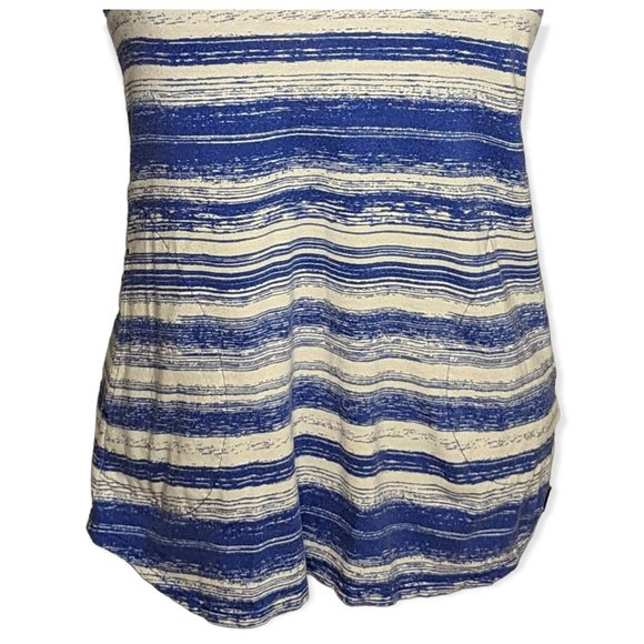 Hang Ten Blue & Gray Striped Short Sleeve Top - Picture 3 of 9